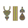 Tunisian Traditional Women Clothing Embroidery Design