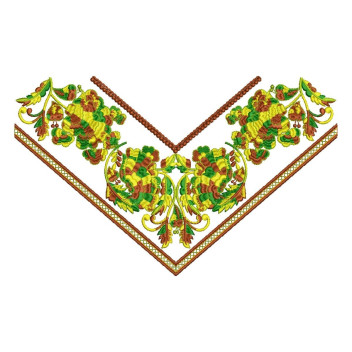 Very Beautiful Neck Design Cutting EMBROIDERY DESIGN