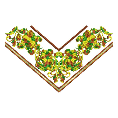 Very Beautiful Neck Design Cutting EMBROIDERY DESIGN