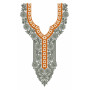 Gilded Boteh Neck Embroidery Design