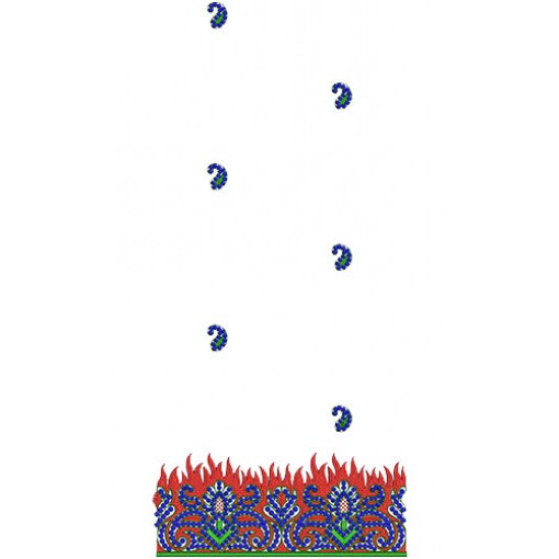 10405 Saree Embroidery Design