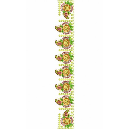 10592 Saree Embroidery Design