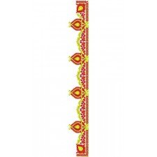 10594 Saree Embroidery Design