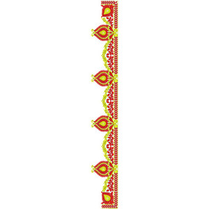 10594 Saree Embroidery Design