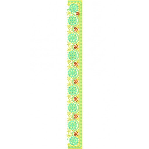 Designer Saree Embroidery Design 10943