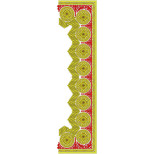 Creative saree embroidery design 13106