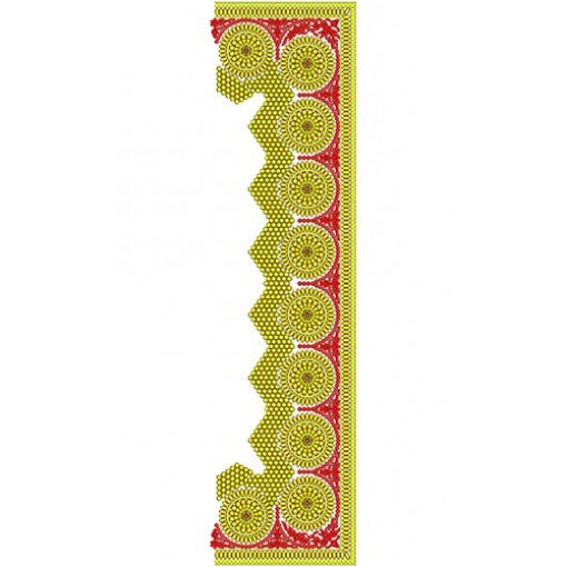 Creative saree embroidery design 13106