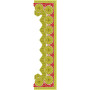 Creative saree embroidery design 13106