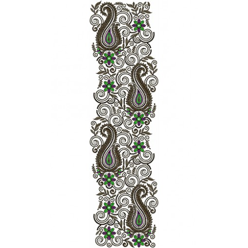 Saree Embroidery Design 13612