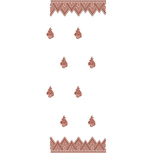Simple Saree Embroidery Designs 6406