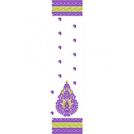 Indian Fashion Saree Embroidery Design