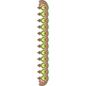 8346 Saree Embroidery Design