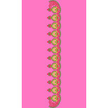 8346 Saree Embroidery Design