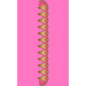 8346 Saree Embroidery Design