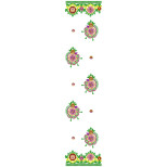 9117 Saree Embroidery Design