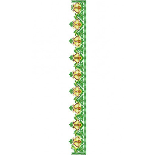 9118 Saree Embroidery Design