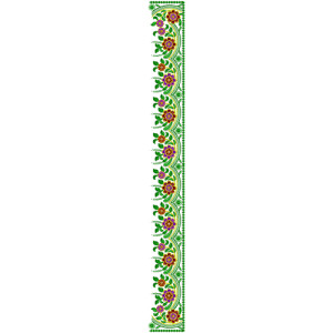 9119 Saree Embroidery Design