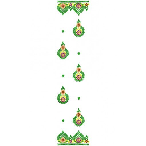 9120 Saree Embroidery Design