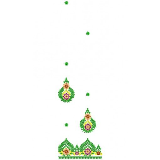 9120 Saree Embroidery Design
