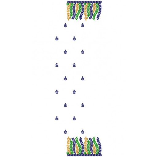 9124 Saree Embroidery Design