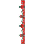 9215 Saree Embroidery Design
