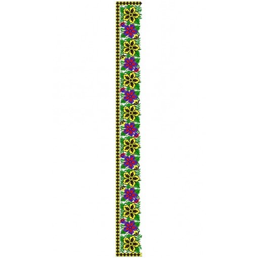 9301 Saree Embroidery Design