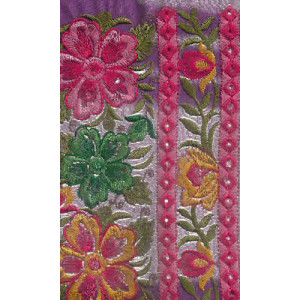 9301 Saree Embroidery Design