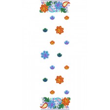 9302 Saree Embroidery Design