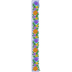 9303 Saree Embroidery Design