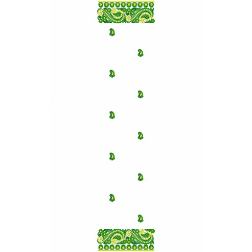 9445 Saree Embroidery Design