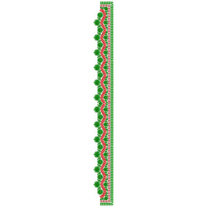 9446 Saree Embroidery Design