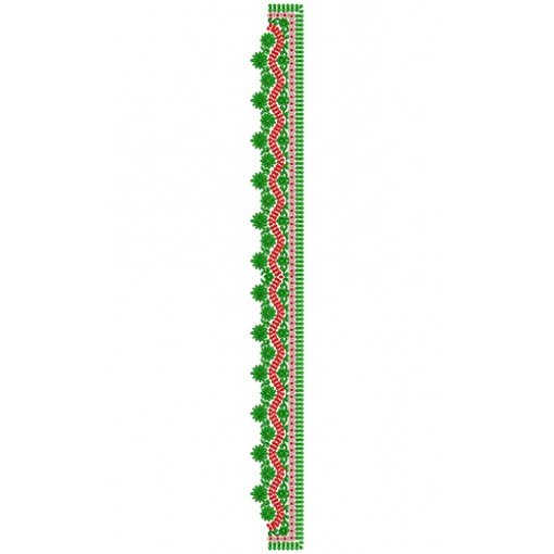 9446 Saree Embroidery Design