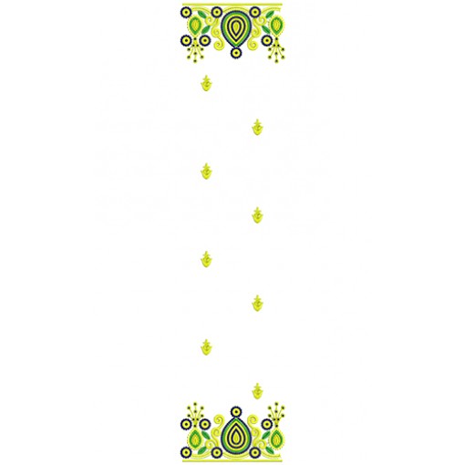 9449 Saree Embroidery Design