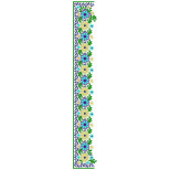 9558 Saree Embroidery Design