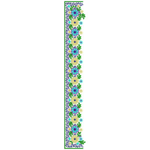 9558 Saree Embroidery Design