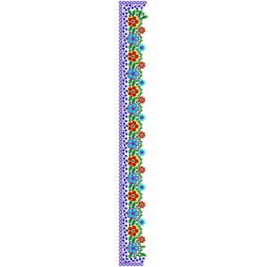 9559 Saree Embroidery Design
