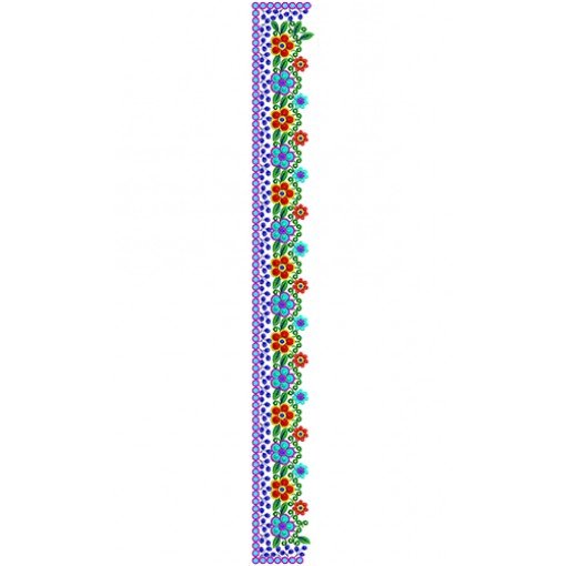 9559 Saree Embroidery Design