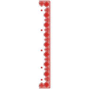 9646 Saree Embroidery Design