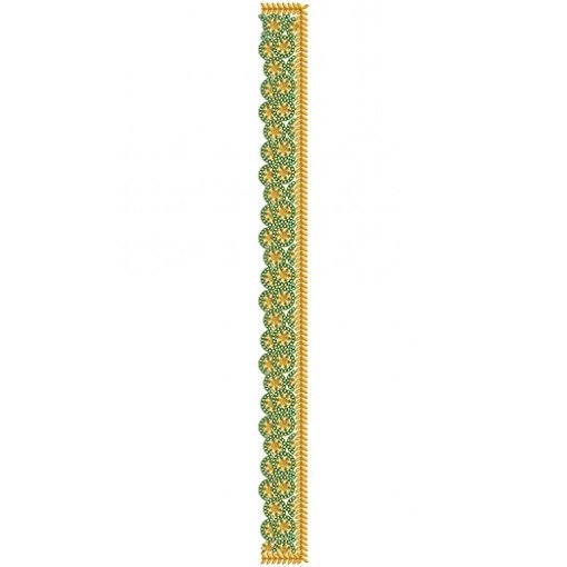 9647 Saree Embroidery Design