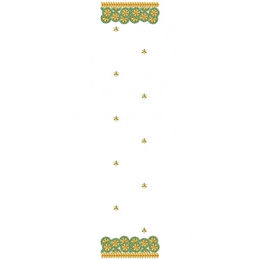 9647 Saree Embroidery Design
