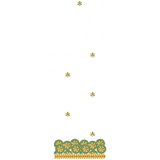 9647 Saree Embroidery Design