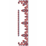 9742 Saree Embroidery Design