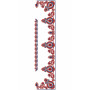 9742 Saree Embroidery Design