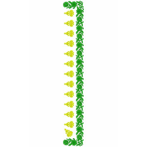 9743 Saree Embroidery Design
